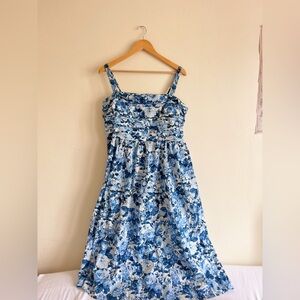 Abercrombie & Fitch Emerson Wide Strap Poplin Dress